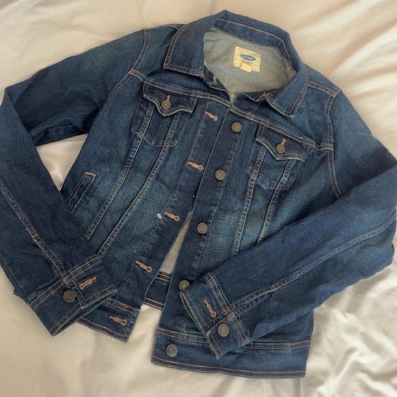 Navy denim jacket with a relaxed fit #indie #skater - Picture 1 of 4